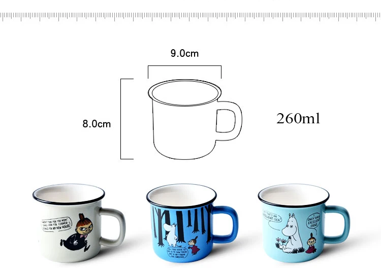 9 видов стилей Moomin Caneca маленький мой прекрасный подарок кофейные чашки молоко вода завтрак Copo чай милый мультфильм сладкий Любовь чай чашка кружка для путешествий