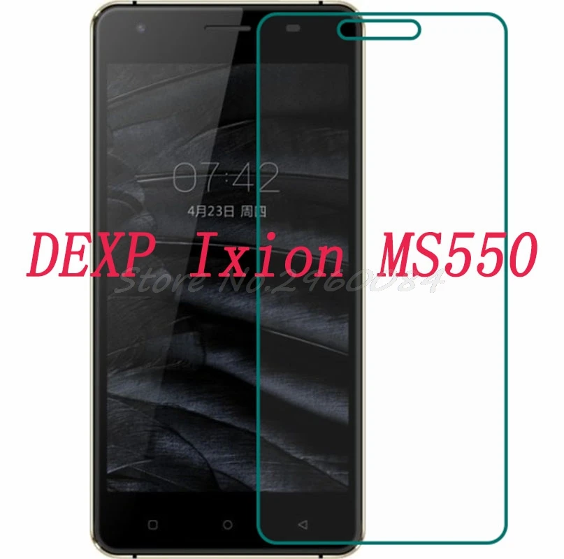 

Smartphone Tempered Glass for DEXP Ixion MS550 9H Protective Film Screen Protector cover phone