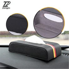 ZD высокого класса элегантность флаг для Audi A4 B7 B5 A6 C6 Q5 TT S8 Honda Civic 2006- 2011 Fit Accord CRV автомобиль коробка ткани углеродного волокна