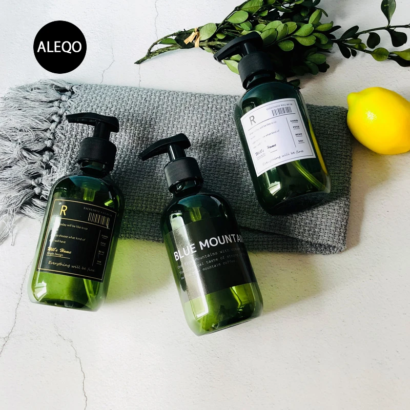 

300 ml Scandinavian Shampoo Storage Bottle Vogue Nordic Liquid Lotion Elegant Travel Bathroom Storage Bottle Organizer Home