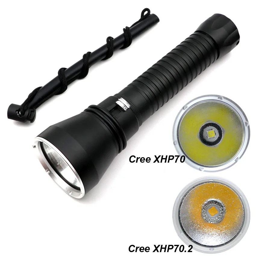 Super Brightness XHP70 LED Yellow/White Light 4000 Lumens Diving