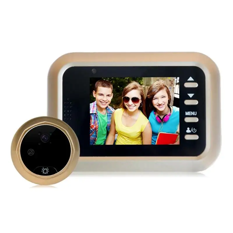 

W8 2.4 inch LCD Color Screen Door Viewer Digital Door Peephole Infrared Night Vision Camera for Home Security