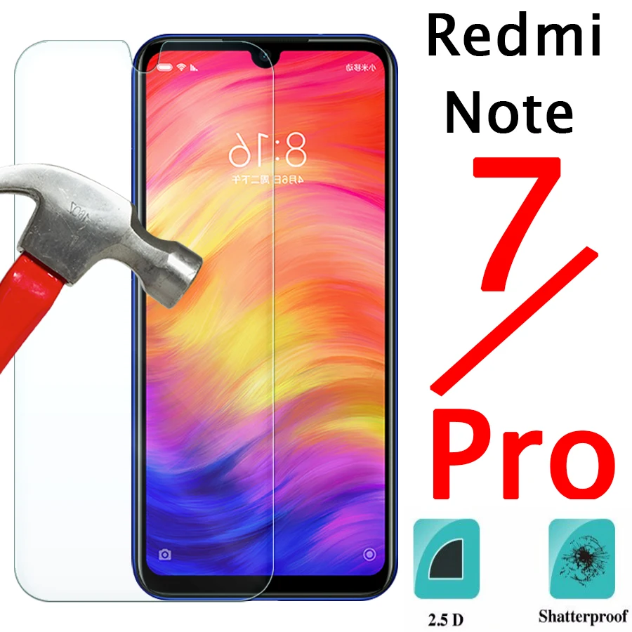 

Protective glass for Xiaomi Redmi Note 7 film tempered glas ksiomi xiaiomi note7 pro screen protector readmi tremp 7pro xiaomei