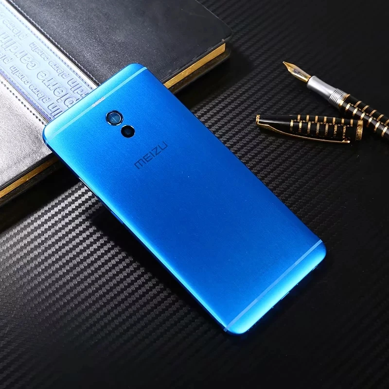 Корпус M6Note для Meizu M6 Note, задняя крышка на батарейке, металлические запасные части+ кнопки, объектив камеры