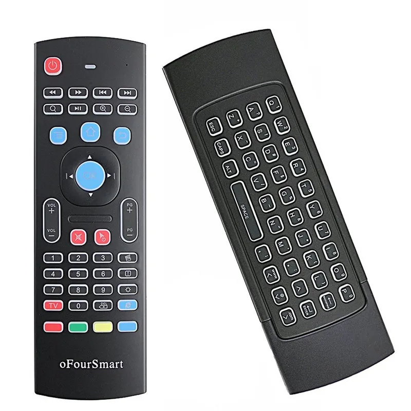 

Mutifunction 4 In 1 Wireless Mini Backlit Keyboard And Fly Mouse Air Mouse Keyboard Touchpad Remote Control For Android TV Box
