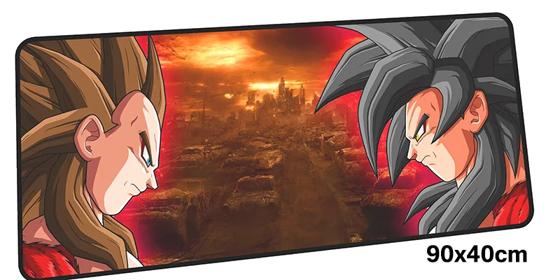 Коврик для мыши Dragon Ball, геймер, 900x400 мм, коврик для мыши, гелевый большой игровой коврик для мыши, милый коврик для мыши, стол для компьютера, аксессуары для мыши