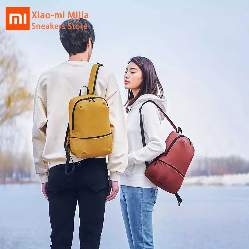 

Xiaomi rice plus 150g ultra light portable nylon fiber waterproof 11L large capacity 5 colors comfortable young fashion backpack