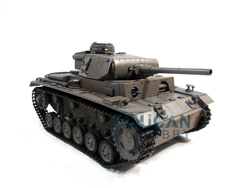 Металл Мато 1/16 Panzer III RC РТР Танк модель инфракрасный версия серый 1223 TH00663
