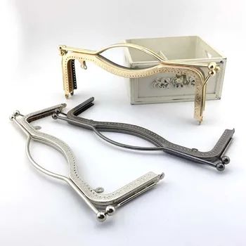 

2016 Bag Part Coin Purse Locker Pattern Rope Strap Supply Metal Purse Frame DIY Bag Accessories Bag Hanger Purse Frame Handle