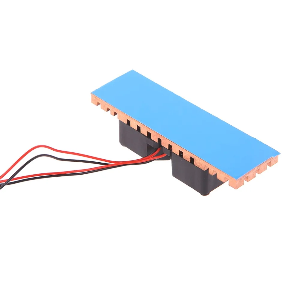 

Pure Copper Heat Sink Cooling SATA Large D4p Power Supply For M.2 NGFF 2280 PCI-E NVME SSD With Double Sticker + Fan