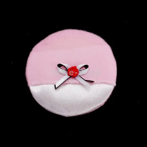 Красная Роза Крошечные Ленты Косметическая Пудра Puff Dusting Большой Круглая Сторона