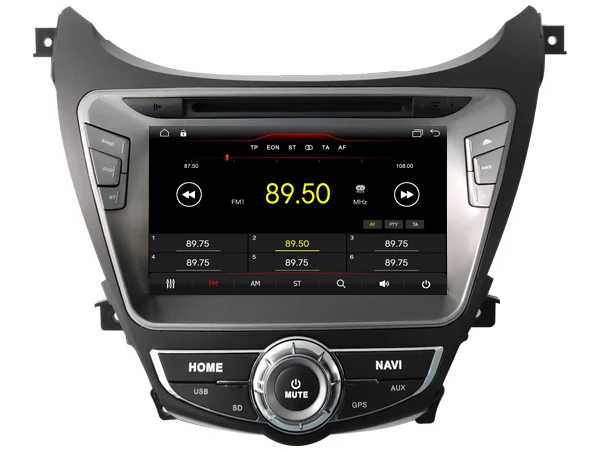Perfect Android 8.1 quad core car dvd player media radio car audio wifi carplay gps handfree obd dvr headunit for HYUNDAI ELANTRA 2013 2