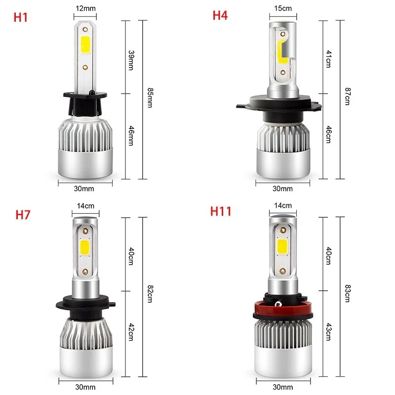 H7 светодиодный лампы автомобиля Headl светильник H4 светодиодный H1 H11 72W фары для тумана светильник 12V 24V авто фары лампы Универсальный 8000LM 6500 к Автомобильный светодиодный H4 H7 светильник