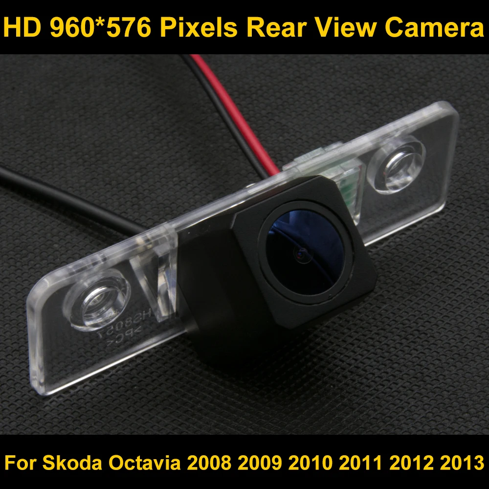 PAL HD 960 576 Pixels Parking Rear view font b Camera b font For For Skoda