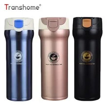 Transhome Thermosbecher 500 ml Isolierten Thermosflasche-schalen Kaffeetasse Edelstahl Milch Tee Reise Isolierflasche Kaffeetasse Isotherme