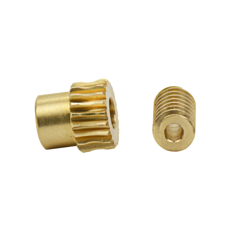 Aiyima 1 par 0,5 Modulus Motor salida cobre gusano rueda engranaje 1:20 para DIY Aiyima 1 par 0,5 Modulus Motor salida cobre gusano rueda engranaje 1:20 para DIY