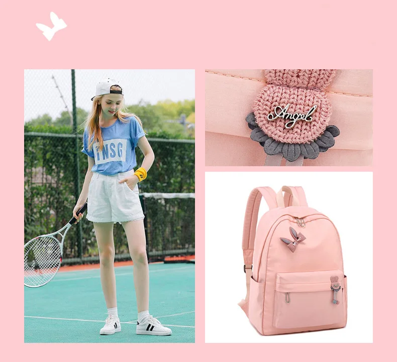 WINNER 2018 Hot Sale Style Bookbags Women Backpack Travel Bags Student School Bag Girl Backpacks Fashion Travel Rucksack Mochila (18)