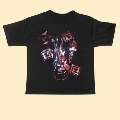 Rebel Ink Baby 119tt2T Guitar - 2T - Toddler Tee Shirt (1)