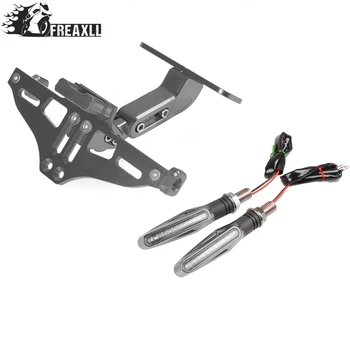 

Motorcycle Rear License Plate Mount Holder and Turn Signal Light For YAMAHA MT07 FZ07 MT 07 MT09 MT 09 MT-09 YZF R1 R6 R3 2005