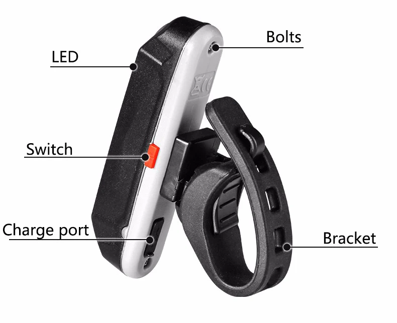 30 светодиодный велосипедный фонарь Водонепроницаемая велосипедная задняя фара MTB велосипед супер свет с USB перезаряжаемая безопасность