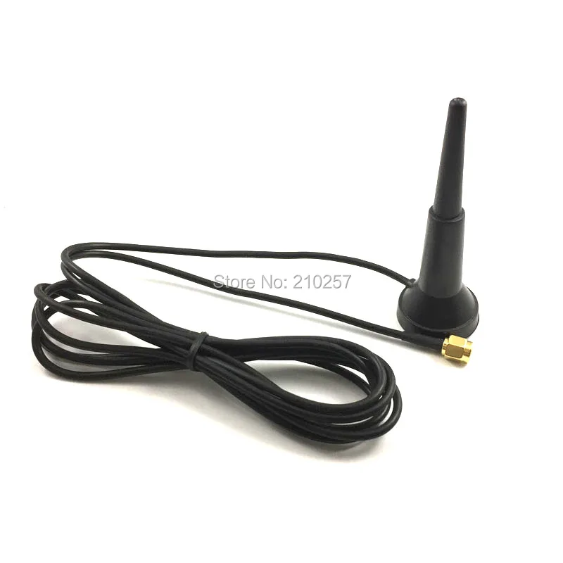5pcs 433 Mhz Antenna 3dbi Waterproof Sucker Antenne With Sma Plug RG174 Cable 300cm