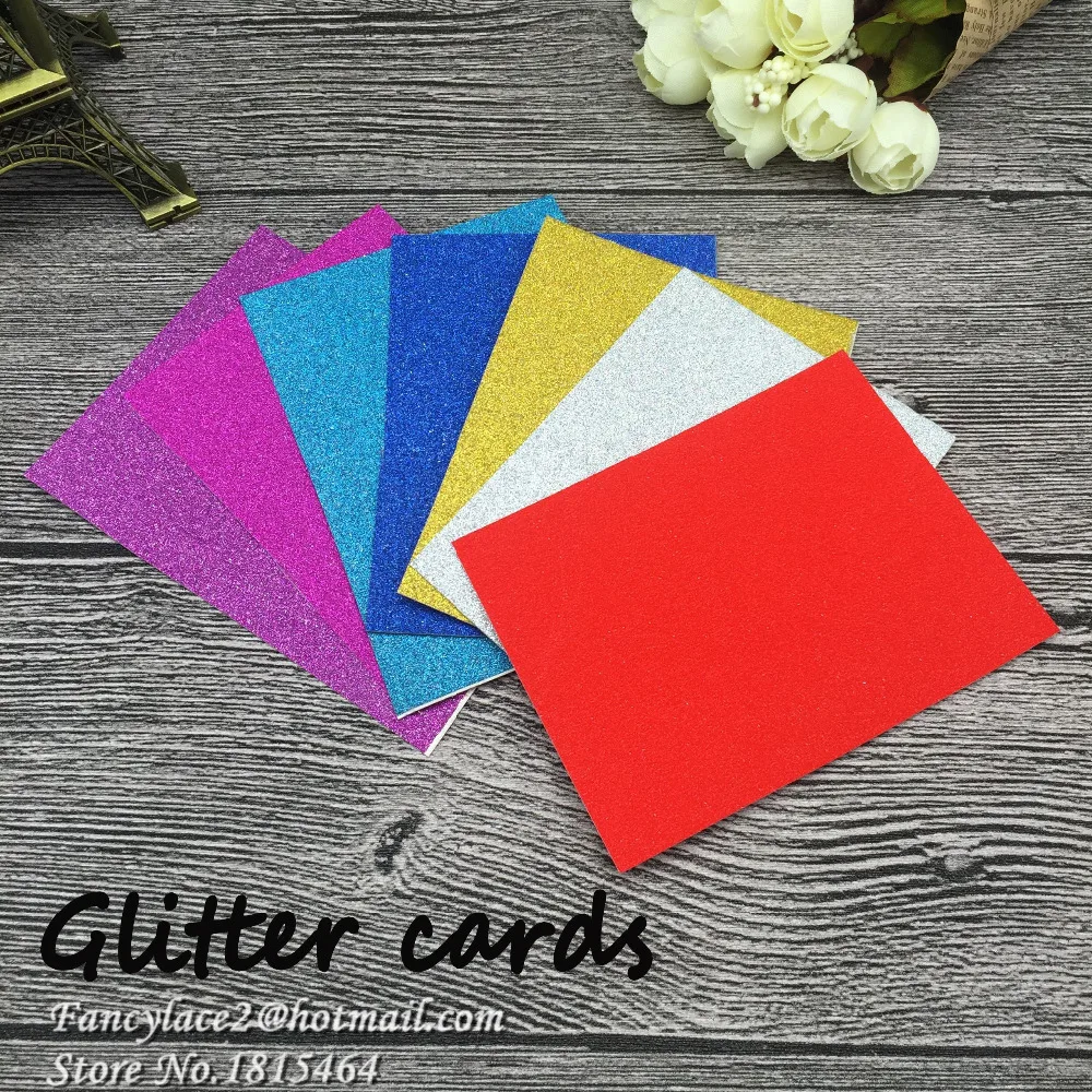 Glitter cards