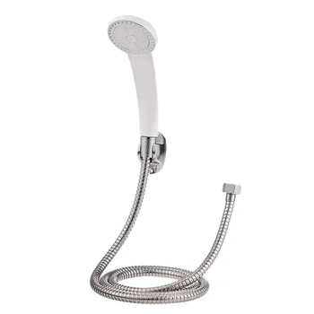 

Sink Faucet with Removable Shower Electric Head and Instant Hot Water Cold LED with Temperature Indicator Shower Faucet EU Plug