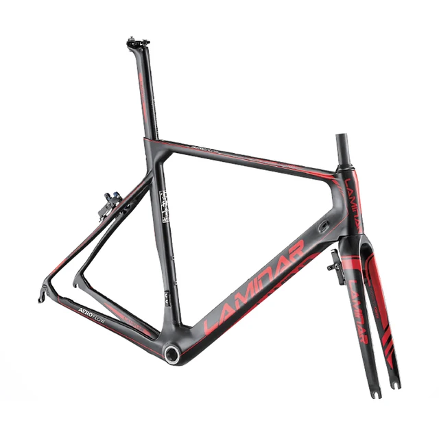 Best price at $1096 Cheap LAMINAR Full carbon frame Carbon bike frame customized painting road bike frame fork