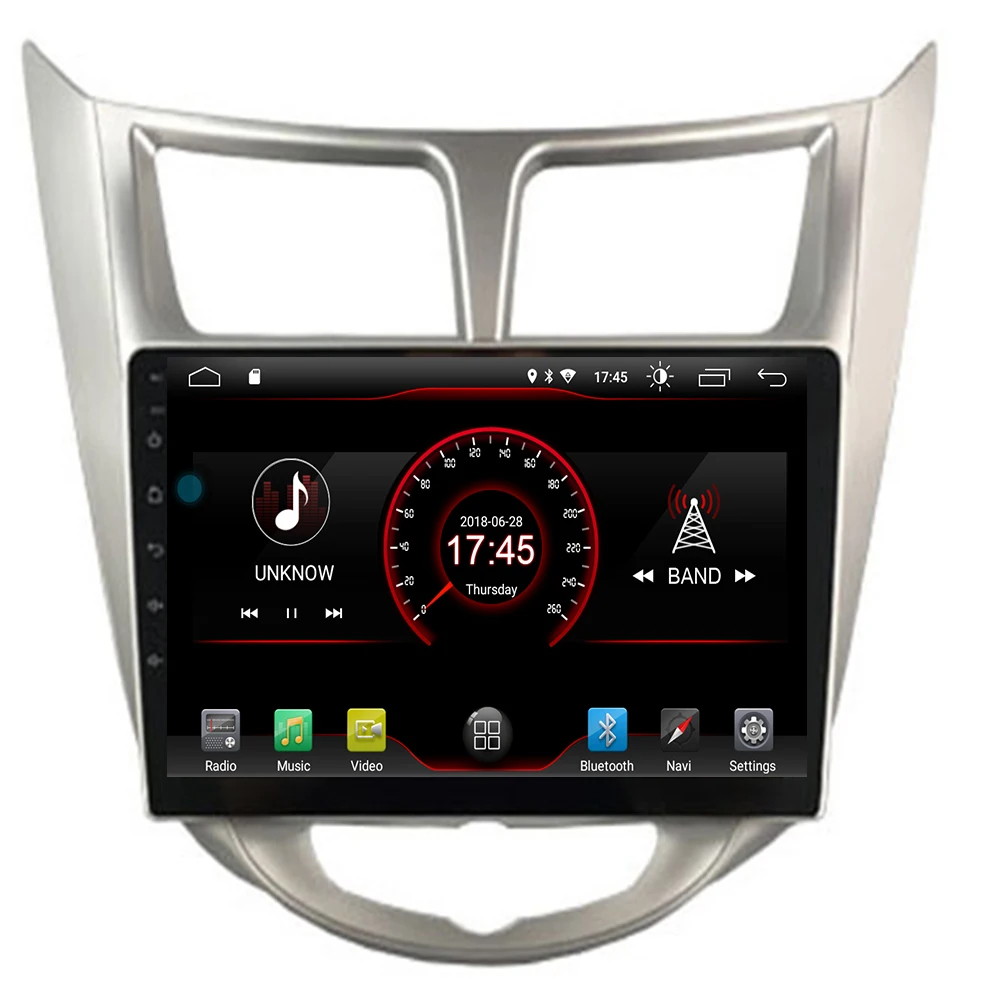 Discount 16G/32G Rom+Glonass+Android 9.1 2 DIN Car DVD GPS for Hyundai Solaris 2011 2012 2014 2015 2016 radio video player wifi IPS 1