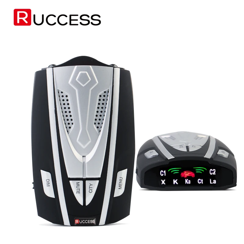 

RUCCESS Car Radar Detector Russian Car-detector Fixed & Flow Velocity Anti-police Radar Signal Detection X/K/Ka/Laser/Strelka CT