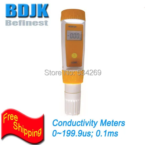 

0~199.9us Waterproof Conductivity Meters with Temp. Compensation Pocket CON Tester