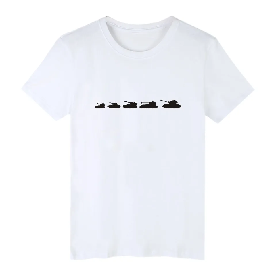 Футболка мужская хлопковая с коротким рукавом и принтом World Of Tanks|brand t shirt men|t ment men
