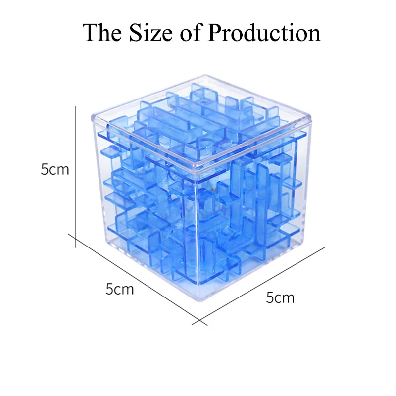 3D куб головоломка Лабиринт стальной шар игра игрушки Чехол Коробка забавная игра в мозги игрушки для детей умное улучшение рук-на/баланс способность