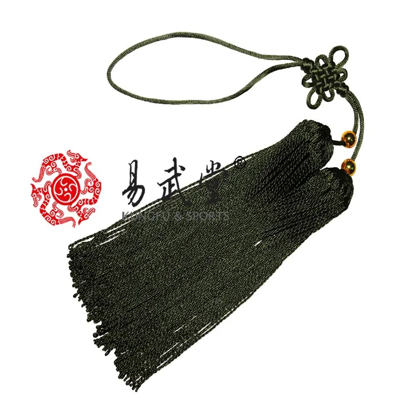 [Yiwutang] Товары для боевых искусств, высокое качество кунг-фу меч кисточка, китайский традиционный короткий меч Тай Чи кисточка - Цвет: black