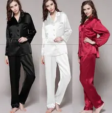 Womens Silk Satin Pajamas Set Pajama Pyjamas Set Sleepwear Loungewear S M L XL 2XL 3XL