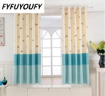 

1PC 11 color Short curtain half shade Curtains for the Bedroom Fancy Children Modern Curtains for Living Room Kids tulle curtain