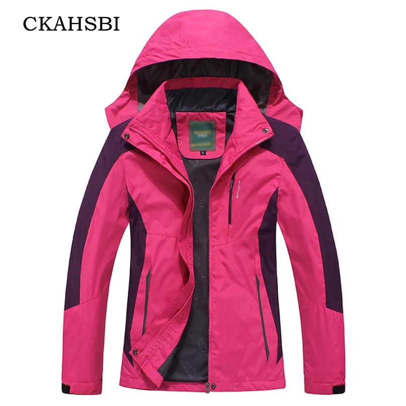 

CKAHSBI Outdoor Sports Men & Women Attack Jackets Mountaineering Camping Hiking Windproof And Warm Waterproof Jackets 12 Color