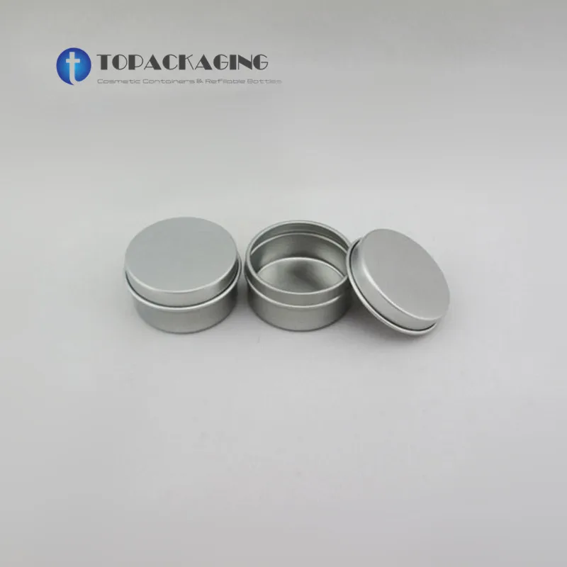 

100PCS/LOT-20G Cream Jar,Aluminum Cosmetic Container,Empty Nail Art Canister,Sample Mask Sub-bottling,Skin Care Cream Pot