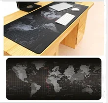 سوبر كبير 1000x500 مللي متر/900x40 مللي متر/700x300 مللي متر/600x300 مللي متر خريطة العالم لوحة ماوس مطاطية ألعاب كمبيوتر لوحي ماوس مع حافة قفل