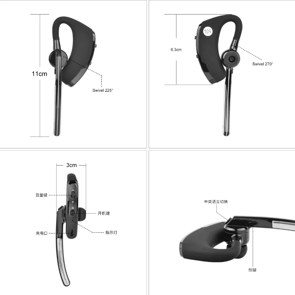 SOCOTRAN Walkie talkie M-head Headset Wireless Bluetooth Headset Adapter for Motorola GP88/CP88/P080/CT250/PRO2150/XU1100/P110  SOCOTRAN Walkie talkie M-head Headset Wireless Bluetooth Headset Adapter for Motorola GP88/CP88/P080/CT250/PRO2150/XU1100/P110