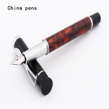 

Jinhao Y3 Mahogany Business office Medium nib Fountain Pen New