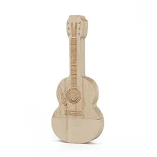 CHYI Wooden Guitar Shape Design U Disk USB 3.0 Flash Drive Pen Drive Memory Stick 8GB 16GB 32GB 64GB Mini USB Storage Pendrive