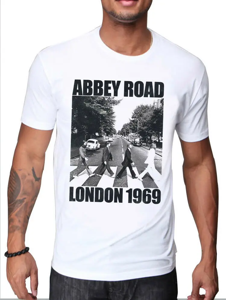 

S ABBEY ROAD LONDON 1969 DESIGN T SHIRT JOHN LENNON LEGENDS