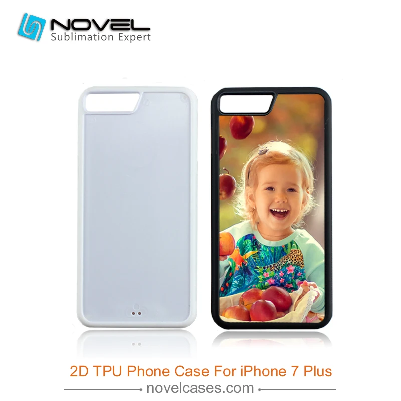 

Sublimation blank 2D TPU cover cases for iPhone7 Plus/iPhone8 plus