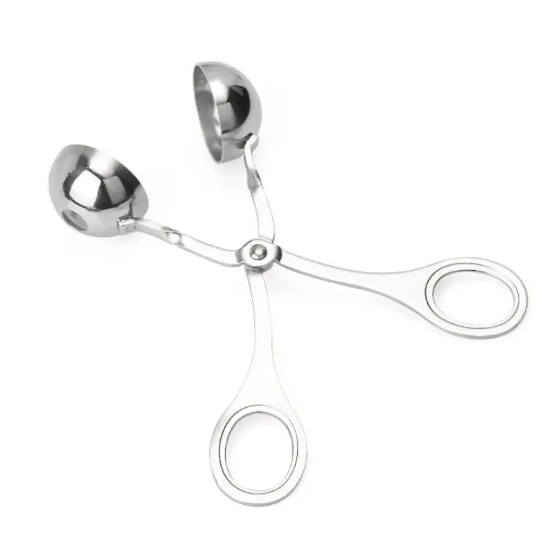 buy DIY Meatball Clip Fish Meat Rice Ball Maker 304 Stainless Steel Meatball Maker Kitchen Tool Accessories