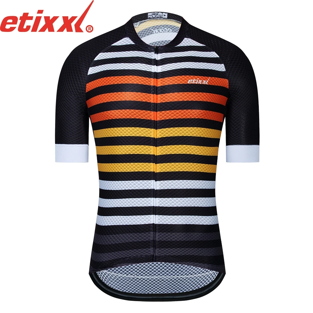 

ETIXXL Summer Cycling Jersey Breathale Mountain Bike Clothing Quick-Dry Racing MTB Bicycle Clothes Uniform Cycling Clothing