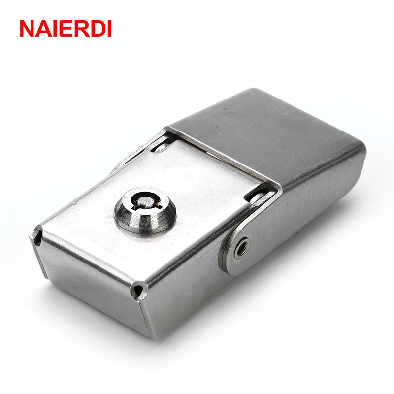 

NAIERDI J605 Advertisement Lock Stainless Steel Cabinet Boxes Hasp LED Light Trunk Accessory Locks For Industry Hardware