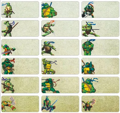 Tortugas Ninja Nombres