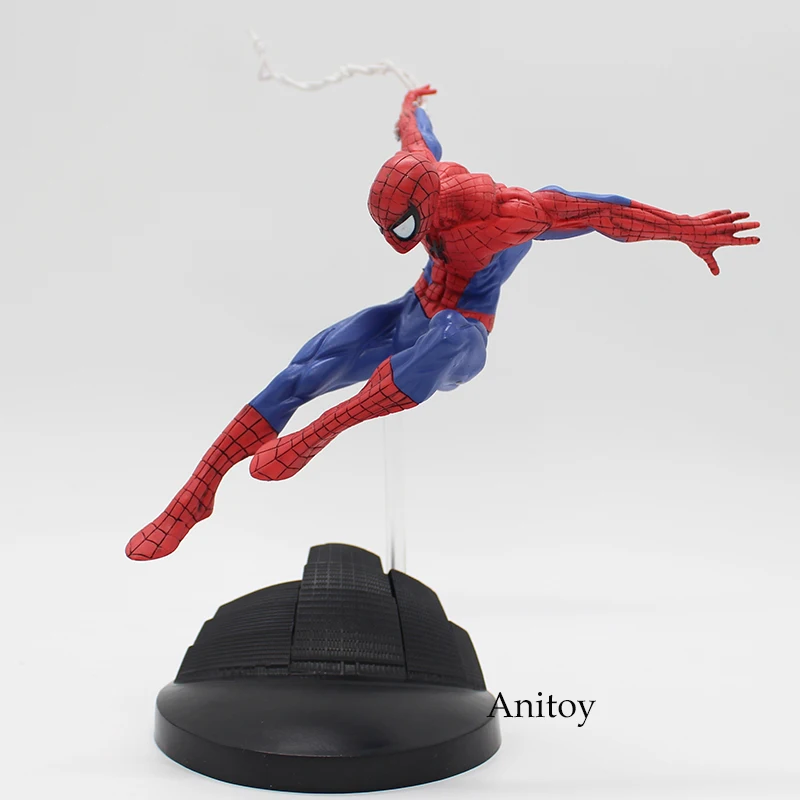 Spiderman Series Spider-Man PVC Action Figure Collectible Model Toy 15cm KT3711