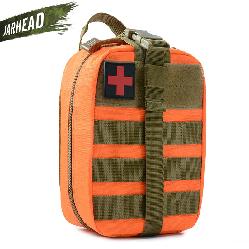 Кемпинг многофункциональная поясная сумка для скалолазания аварийный Молл наборы выживания для путешествий на открытом воздухе аптечка тактическая медицинская сумка - Цвет: ORANGE